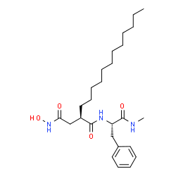 ChemSpider 2D Image | (2R)-2-Dodecyl-N~4~-hydroxy-N~1~-[(2S)-1-(methylamino)-1-oxo-3-phenyl-2-propanyl]succinamide | C26H43N3O4