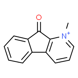 ChemSpider 2D Image | 1-Methyl-9-oxo-9H-indeno[2,1-b]pyridinium | C13H10NO