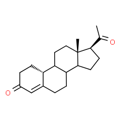 ChemSpider 2D Image | (8xi,9xi,14xi)-19-Norpregn-4-ene-3,20-dione | C20H28O2