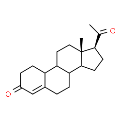 ChemSpider 2D Image | (8xi,9xi,10xi,14xi)-19-Norpregn-4-ene-3,20-dione | C20H28O2
