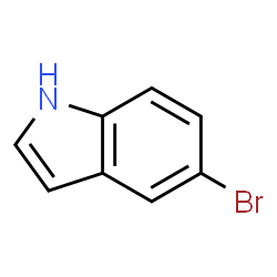 ChemSpider 2D Image | 5-Bromoindole | C8H6BrN