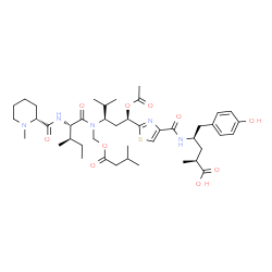 ChemSpider 2D Image | TUBULYSIN A | C43H65N5O10S