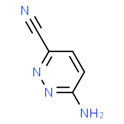 ChemSpider 2D Image | 6-Amino-3-pyridazinecarbonitrile | C5H4N4