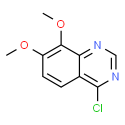 ChemSpider 2D Image | 4-Chloro-7,8-dimethoxyquinazoline | C10H9ClN2O2