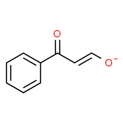 ChemSpider 2D Image | (1E)-3-Oxo-3-phenyl-1-propen-1-olate | C9H7O2