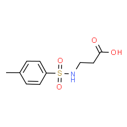 ChemSpider 2D Image | N-[(4-Methylphenyl)sulfonyl]-Î²-alanine | C10H13NO4S