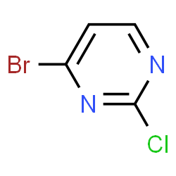 ChemSpider 2D Image | 4-Bromo-2-chloropyrimidine | C4H2BrClN2