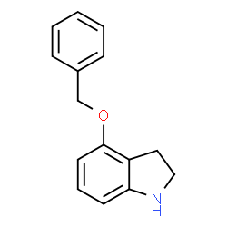 ChemSpider 2D Image | 4-(Benzyloxy)indoline | C15H15NO