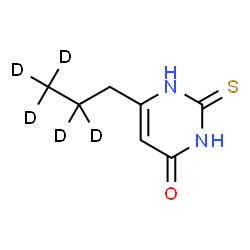ChemSpider 2D Image | PROPYLTHIOURACIL-D5 | C7H5D5N2OS