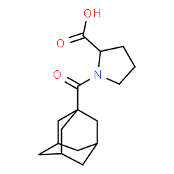 ChemSpider 2D Image | 1-(Adamantan-1-ylcarbonyl)proline | C16H23NO3