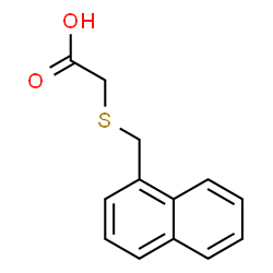 ChemSpider 2D Image | (1-Naphthylmethylthio)acetic acid | C13H12O2S
