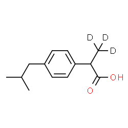 ChemSpider 2D Image | ibuprofen-d3 | C13H15D3O2