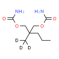 ChemSpider 2D Image | 2-[(Carbamoyloxy)methyl]-2-(~2~H_3_)methylpentyl carbamate | C9H15D3N2O4