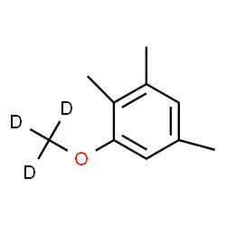 ChemSpider 2D Image | 1,2,5-Trimethyl-3-[(~2~H_3_)methyloxy]benzene | C10H11D3O