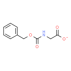 ChemSpider 2D Image | {[(Benzyloxy)carbonyl]amino}acetate | C10H10NO4