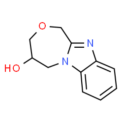 ChemSpider 2D Image | 6,7-Dihydro-5H,9H-8-oxa-4b,10-diaza-benzo[a]azulen-6-ol | C11H12N2O2