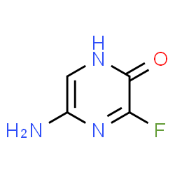 ChemSpider 2D Image | 5-Amino-3-fluoro-2(1H)-pyrazinone | C4H4FN3O