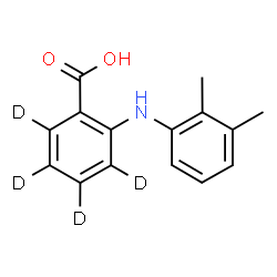 ChemSpider 2D Image | Mefenamic Acid-d4 | C15H11D4NO2