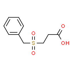 ChemSpider 2D Image | 3-(Benzylsulfonyl)propanoic acid | C10H12O4S
