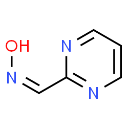 ChemSpider 2D Image | (Z)-N-Hydroxy-1-(2-pyrimidinyl)methanimine | C5H5N3O