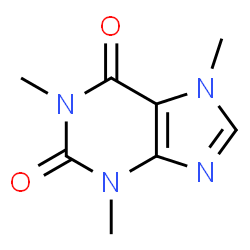 ChemSpider 2D Image | 1,3,7-trimethyl-2,3,6,7-tetrahydro-1H-purine-2,6-dione | C8H10N4O2