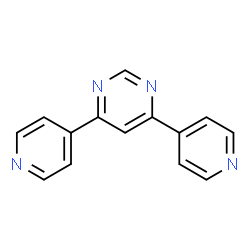 ChemSpider 2D Image | 4,6-Di(4-pyridinyl)pyrimidine | C14H10N4