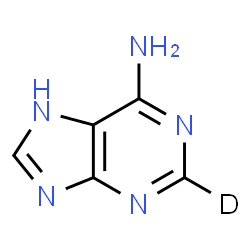 ChemSpider 2D Image | Adenine-2-d1 | C5H4DN5