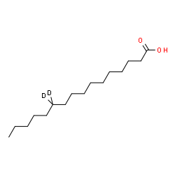 ChemSpider 2D Image | (11,11-~2~H_2_)Hexadecanoic acid | C16H30D2O2