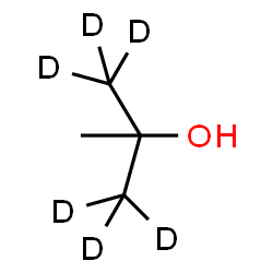 ChemSpider 2D Image | 2-Methyl(~2~H_6_)propan-2-ol | C4H4D6O
