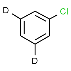 ChemSpider 2D Image | Chlorobenzene-3,5-d2 | C6H3D2Cl