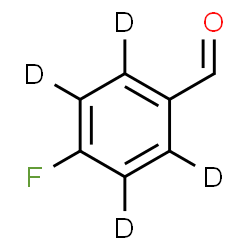 ChemSpider 2D Image | 4-Fluoro(~2~H_4_)benzaldehyde | C7HD4FO