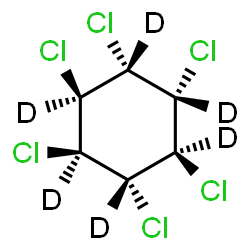 ChemSpider 2D Image | α-HCH D6 | C6D6Cl6