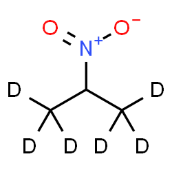 ChemSpider 2D Image | 2-Nitro(1,1,1,3,3,3-~2~H_6_)propane | C3HD6NO2