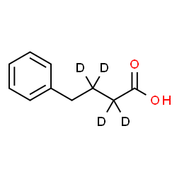 ChemSpider 2D Image | 4-Phenyl(2,2,3,3-~2~H_4_)butanoic acid | C10H8D4O2