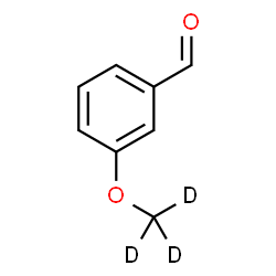 ChemSpider 2D Image | 3-[(~2~H_3_)Methyloxy]benzaldehyde | C8H5D3O2