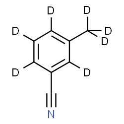 ChemSpider 2D Image | 3-(~2~H_3_)Methyl(~2~H_4_)benzonitrile | C8D7N