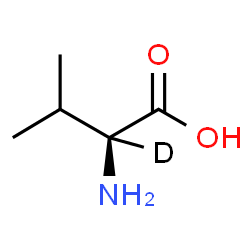 ChemSpider 2D Image | L-Valine-2-d1 | C5H10DNO2