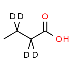 ChemSpider 2D Image | (2,2,3,3-~2~H_4_)Butanoic acid | C4H4D4O2