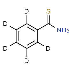 ChemSpider 2D Image | (~2~H_5_)Benzenecarbothioamide | C7H2D5NS