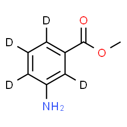 ChemSpider 2D Image | Methyl 3-amino(~2~H_4_)benzoate | C8H5D4NO2