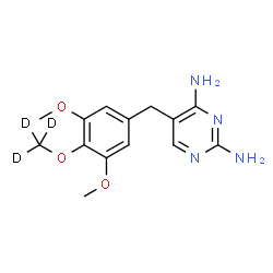 ChemSpider 2D Image | Trimethoprim-d3 | C14H15D3N4O3