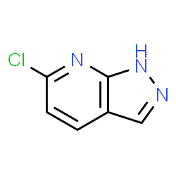 ChemSpider 2D Image | 6-Chloro-1H-pyrazolo[3,4-b]pyridine | C6H4ClN3