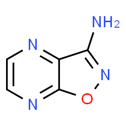 ChemSpider 2D Image | [1,2]Oxazolo[4,5-b]pyrazin-3-amine | C5H4N4O