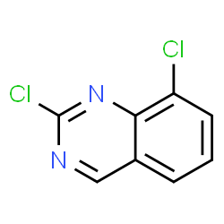 ChemSpider 2D Image | 2,8-Dichloroquinazoline | C8H4Cl2N2