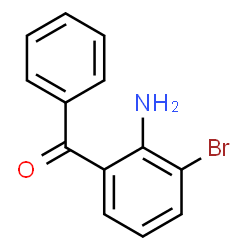 ChemSpider 2D Image | 2-BENZOYL-6-BROMOANILINE | C13H10BrNO