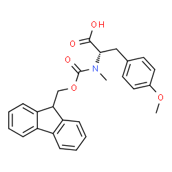 ChemSpider 2D Image | N-[(9H-Fluoren-9-ylmethoxy)carbonyl]-N,O-dimethyl-L-tyrosine | C26H25NO5
