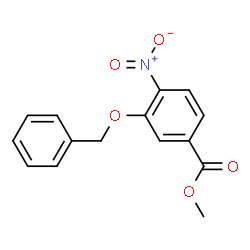 ChemSpider 2D Image | Methyl 3-(benzyloxy)-4-nitrobenzoate | C15H13NO5