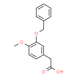 ChemSpider 2D Image | (3-BENZYLOXY-4-METHOXY-PHENYL)-ACETIC ACID | C16H16O4