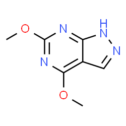 ChemSpider 2D Image | 4,6-Dimethoxy-pyrazolo[3,4-d]pyrimidine | C7H8N4O2