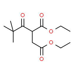ChemSpider 2D Image | Diethyl 2-(2,2-dimethylpropanoyl)succinate | C13H22O5